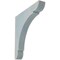 Ekena Millwork 1 3/4"W x 12"D x 12"H Extra Large Olympic Wood Vintage Decor Bracket, Driftwood Blue BKTWD01X12X12OLBU - alternate 1